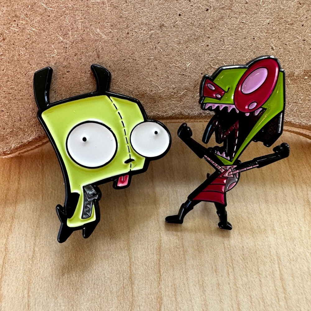 Invader Zim Pins